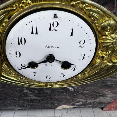 Art Deco MARBLE Mantel Clock. 