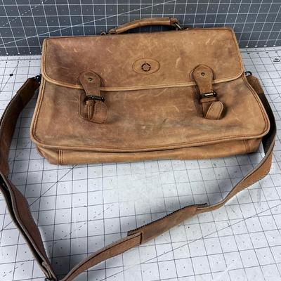 Franklin Covey LEATHER Satchel 