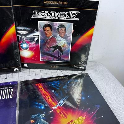 7 STAR TREK Laser Discs 