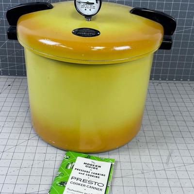 Harvest Gold PRESTO PRESSURE COOKER