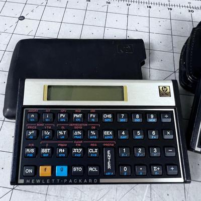 (2) HP 12C Financial Calculators 