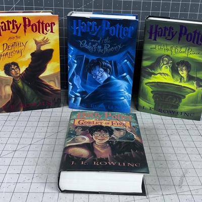 4 Harry Potters Appear to be First EDITIONS 