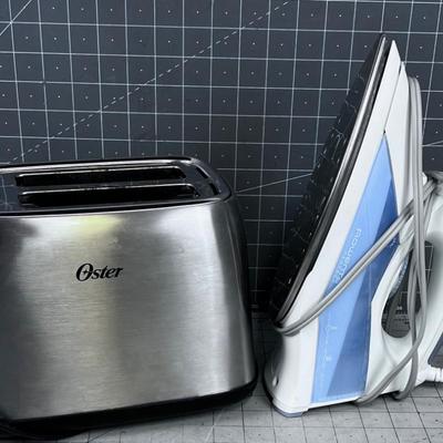 Small House ROWENTA iron and OSTER toaster 