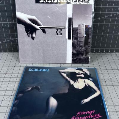 2 Scorpion Albums: CRAZY WORLD AND SAVAGE AMUSEMENT 