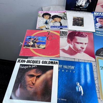 Collection of FRENCH 45's from the 1980's 