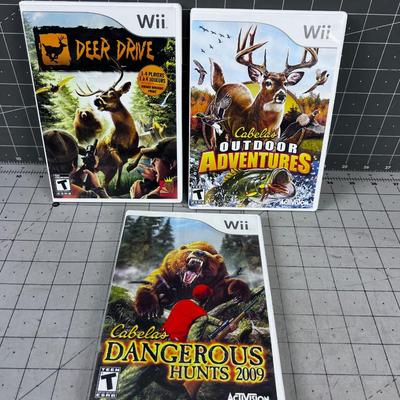 Wii (3) Hunting Games