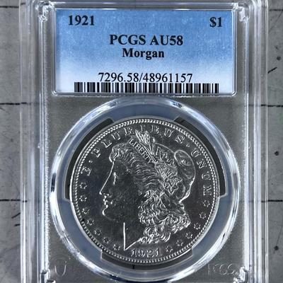 1921 Morgan Silver Dollar 