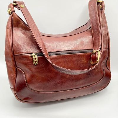 MARINO ORLANDI ~ Brown Leather Bag