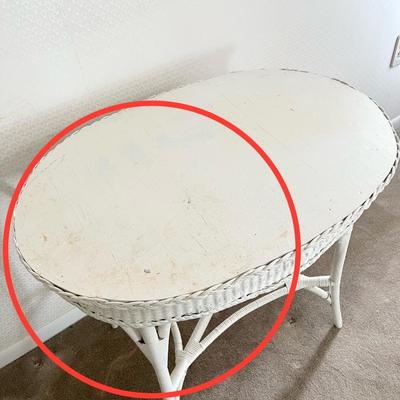 Pair (2) Wicker Tables ~ *Read Details