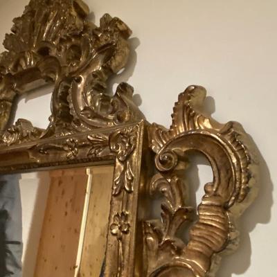Gilded Wooden Framed Mirror