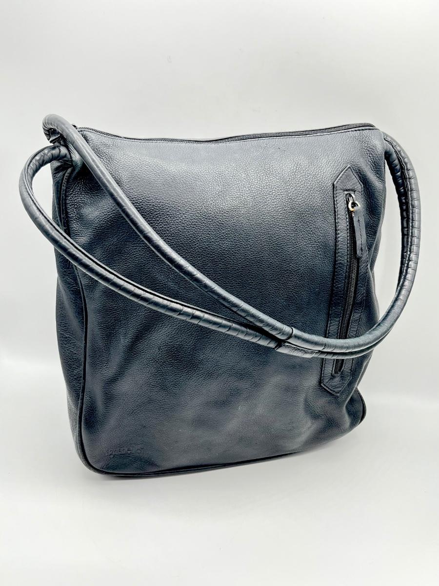Tignanello black leather shoulder bag hotsell