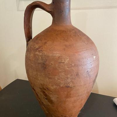 Large Amphora Style Pottery Vase