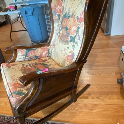 GORGEOUS Vintage Pine Rocking Chair