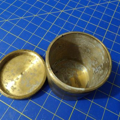 Brass Trench Art Container