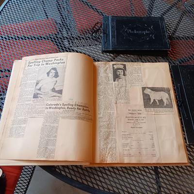 THREE 1950's SCRAPBOOKS FROM TIMNATH COLORADO AREA