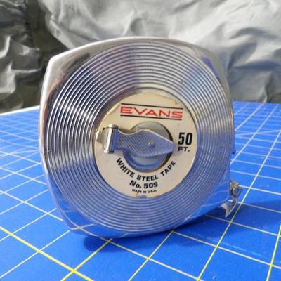 Vintage Evans 50' Tape Measure