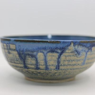 Signed Regan Carney Pottery Dish, 2000
