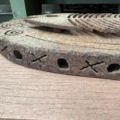 Outdoor Iron Fish Decor