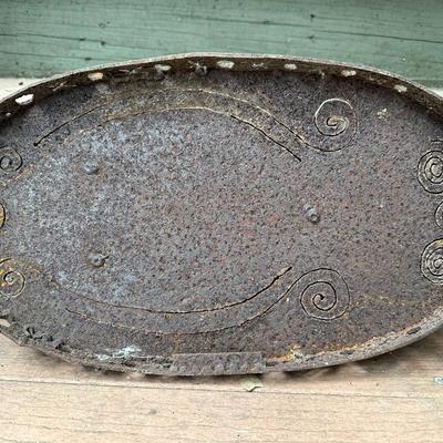 Outdoor Iron Fish Decor
