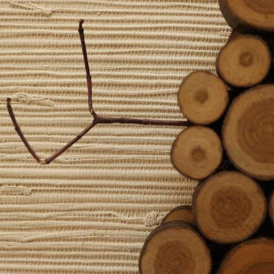 Sliced Wood Christmas Wall Hangings