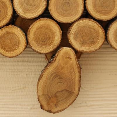 Sliced Wood Christmas Wall Hangings