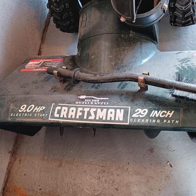 LOT 31: Craftsman 536.887992 Dual Stage Snow Thrower 9HP Electric Start