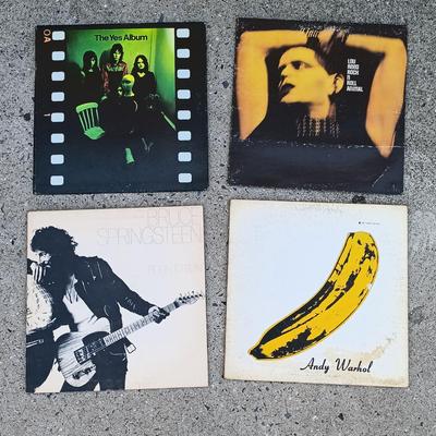 LOT 34: Vintage Rock Records- The Velvet Underground, King Crimson, The Doors & More