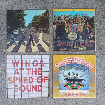 LOT 35: Vintage Rock Records- The Rolling Stones, The Beatles & More