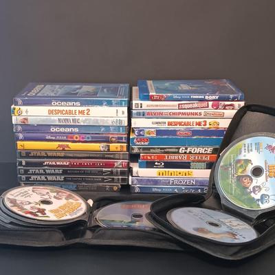 LOT 50: Large Collection of Children's DVDs and Blu-Rays