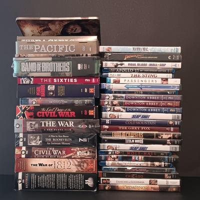 LOT 51: Large Collection of DVDs and Blu-Rays