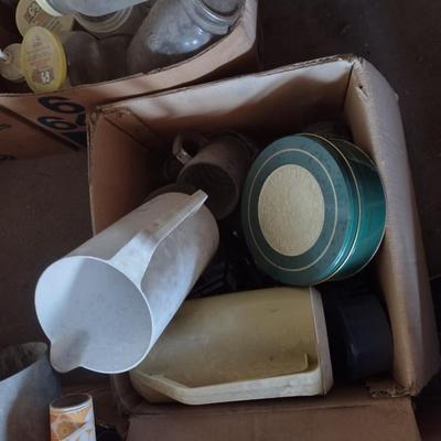 Assortment of House Hold Goods- Canning Jars