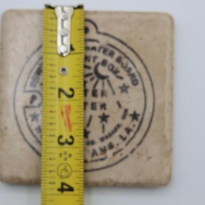 SIGNED Water Meter Coasters - Set of Four (4)