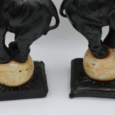 Armor Bronze - Pair of Painted Cast Bookends