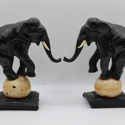 Armor Bronze - Pair of Painted Cast Bookends