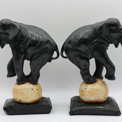 Armor Bronze - Pair of Painted Cast Bookends