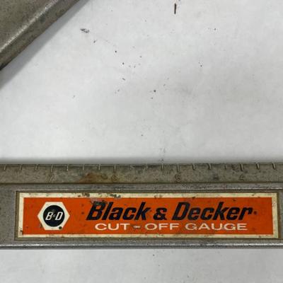 Vintage Black & Decker Cut Off Gauge 90* - 45*