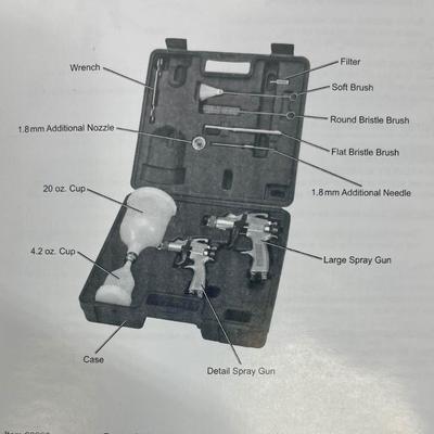 2-Piece Automotive Spray Gun Kit