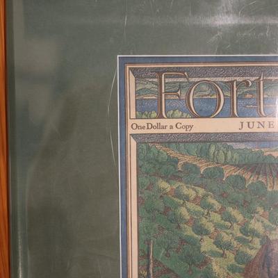 Sealed and Matted - Fortune Magazine Print, 1935