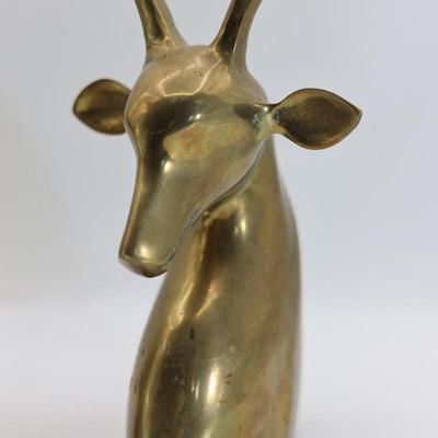 Brass Kudu Antelope Sculptures