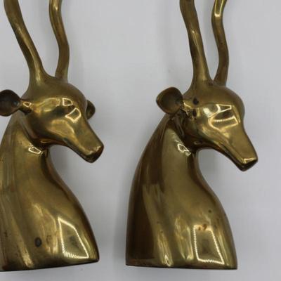 Brass Kudu Antelope Sculptures