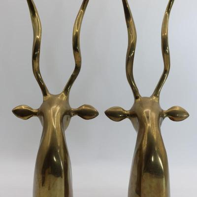 Brass Kudu Antelope Sculptures