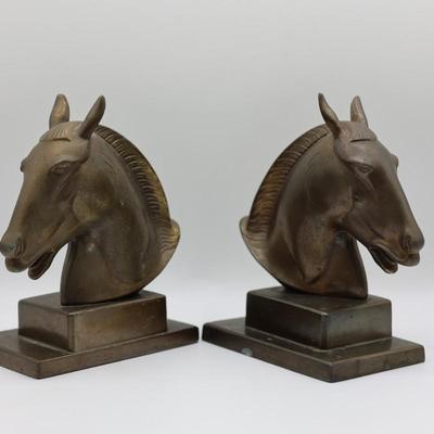 Frankart Stallion Head Bookends