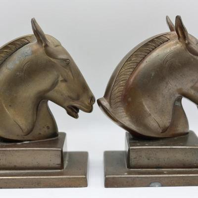 Frankart Stallion Head Bookends