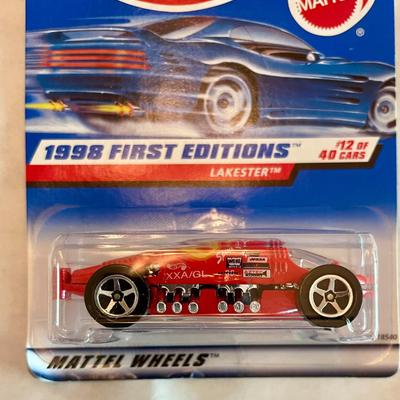1998 First Editions Red Lakestar Hot Wheels Collector Car - NIP