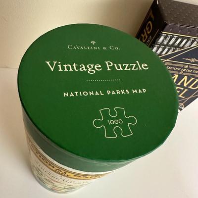 LOT 22B: National Parks Cavallini Puzzles & The Escape Room Game