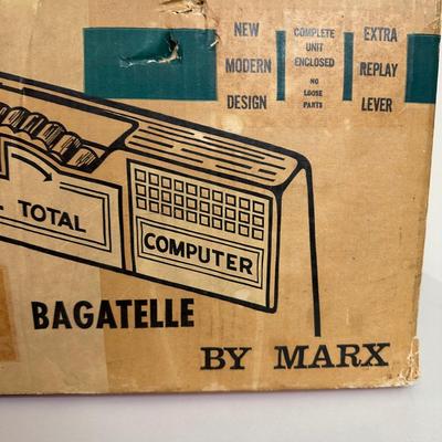 LOT 26B: Marx Tally All Pin Ball Game Bagatelle With Original Box