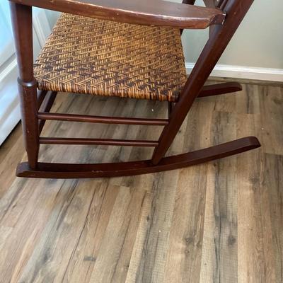 LOT 38X: Vintage Wooden Rocking Chair