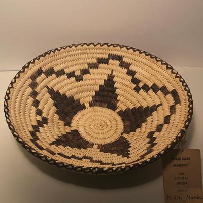 LOT 44B: Three Vintage Papago Handicraft Baskets from Arizona