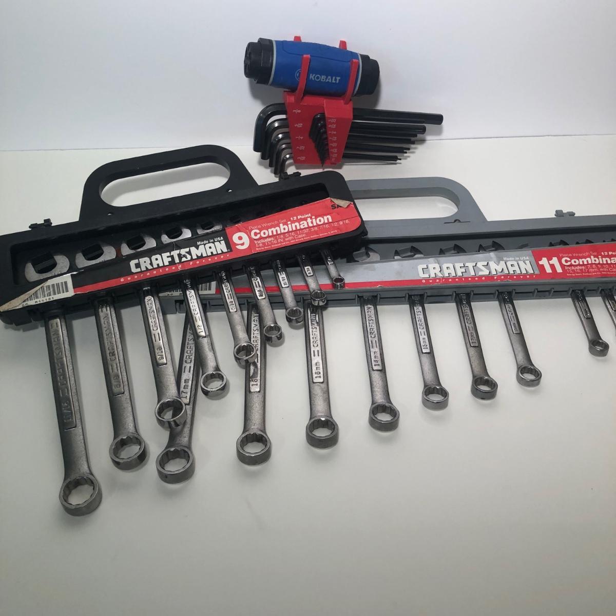 LOT 49B Kobalt Allen Wrench Set, Craftsman 9pc Wrench Set & More