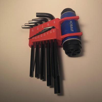 LOT 49B: Kobalt Allen Wrench Set, Craftsman 9pc Wrench Set & More Craftsman Wrenches